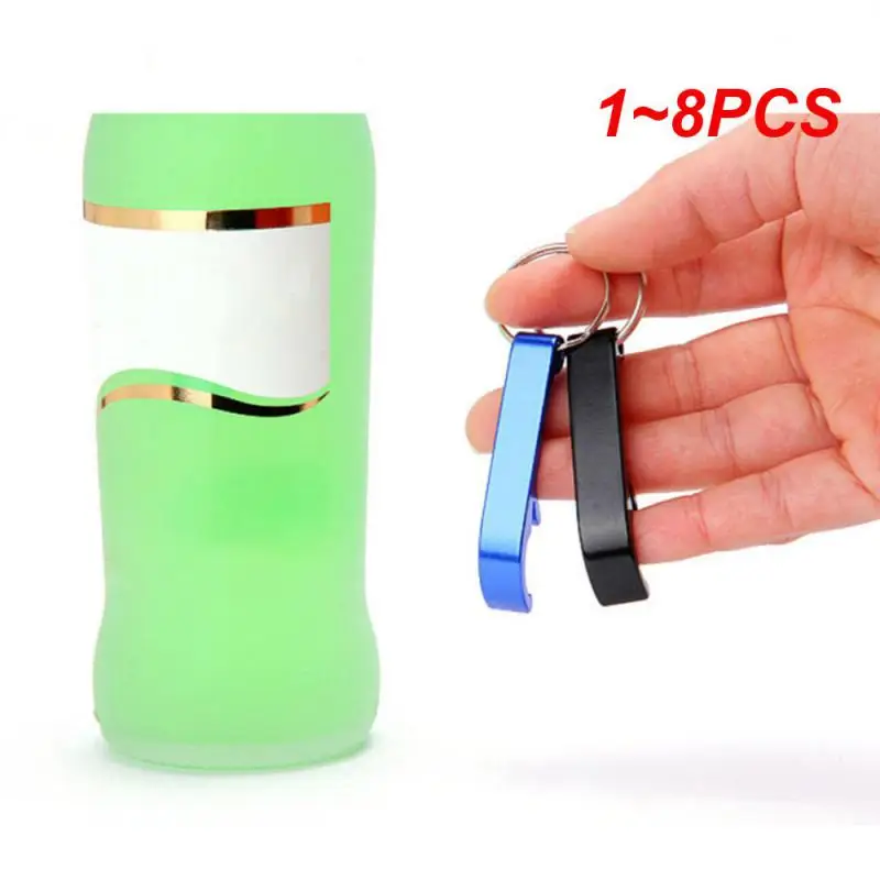 1 ~ 8 шт. портативный брелок с открывалкой для пивных бутылок мини-карманный