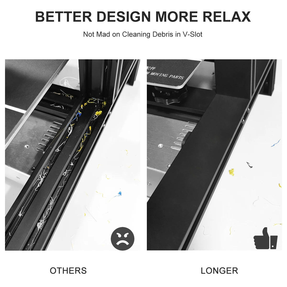 3D-принтер LONGER LK4 Pro FDM 4 3 дюйма Полноцветный сенсорный экран полностью