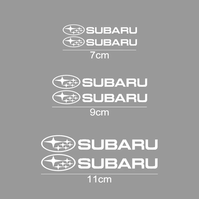 

6 шт. автомобильный тормозной суппорт, наклейки на колеса, наклейка на тормоз для Subaru STI Levorg Forester WRX XV Outback Crosstrek Legacy Impreza Badge