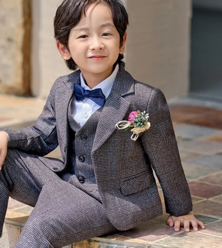 5 шт. детский костюм с жилетом и брюками