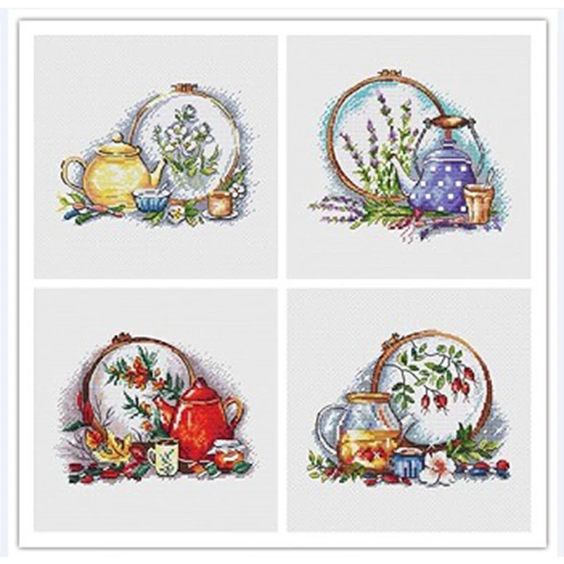 

6563 Cross Stitch Kits Cross-stitch Kit embroidery Threads for embroidery Set Christmas Crafts for adults Embroidery needles