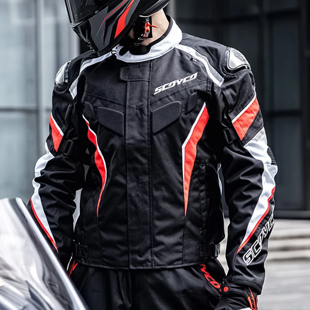 SCOYCO зимняя мотоциклетная одежда устойчивая к падению гоночная пригородная