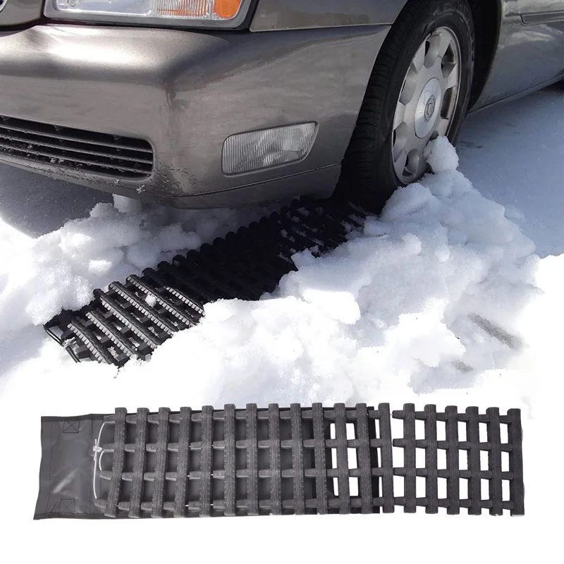 

Recovery Traction Mat Portable Emergency Track Tire Ladder Car Recovery Indestructible Traction Mat For Ice Snow Sand Off-road