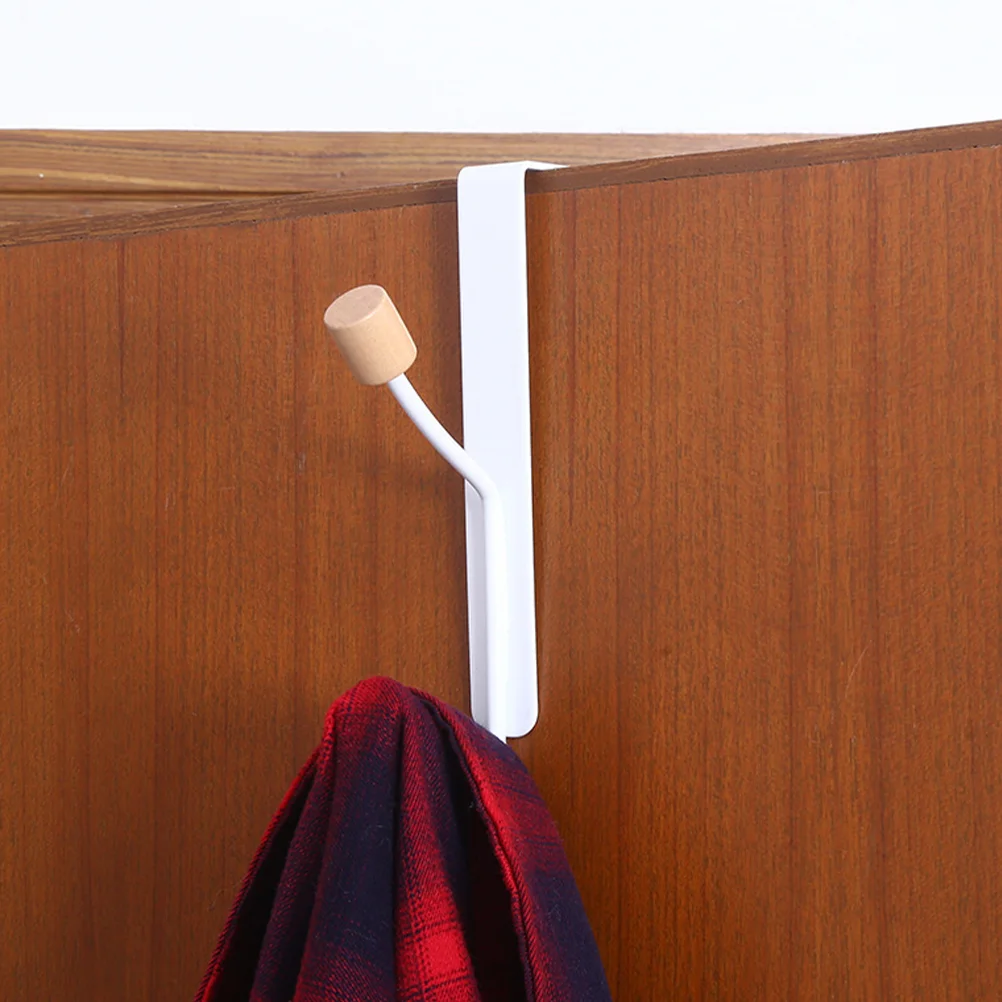 

2pcs Door Panels Hooks Punch Free Double-hook Organizer Sundries Hangers