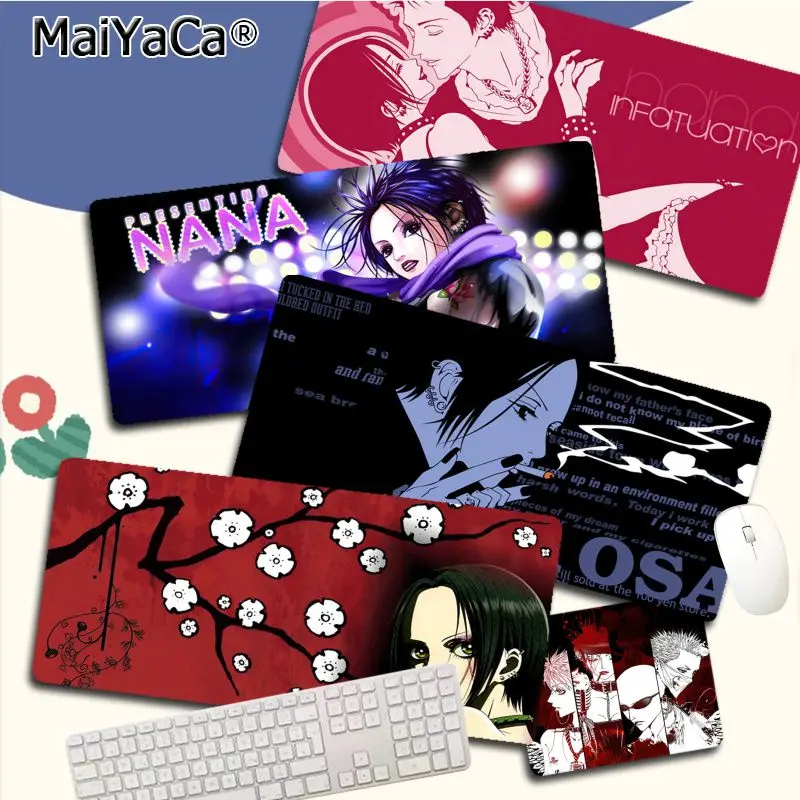 

Japanese Classic Anime NANA Your Own Mats Natural Rubber Gaming Mousepad Desk Mat Size For Game Keyboard Pad For Gamer