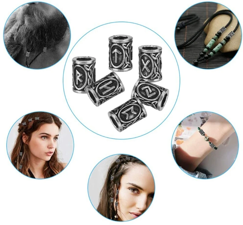 Мужские бусины в форме алфавита 61 шт. | Бусины