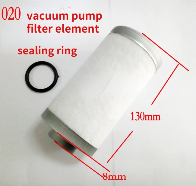 Gıda vakumlu ambalaj makinesi yağ filtresi XD-020 tipi döner kanatlı vakum pompası filtresi yağ buharı ayırıcı aksesuarları