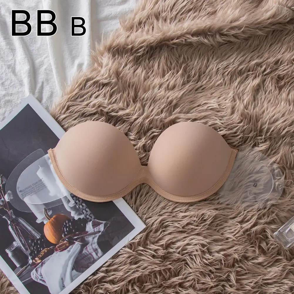 A-d Женский Собранный бюстгальтер с красивой спинкой и открытой спиной без