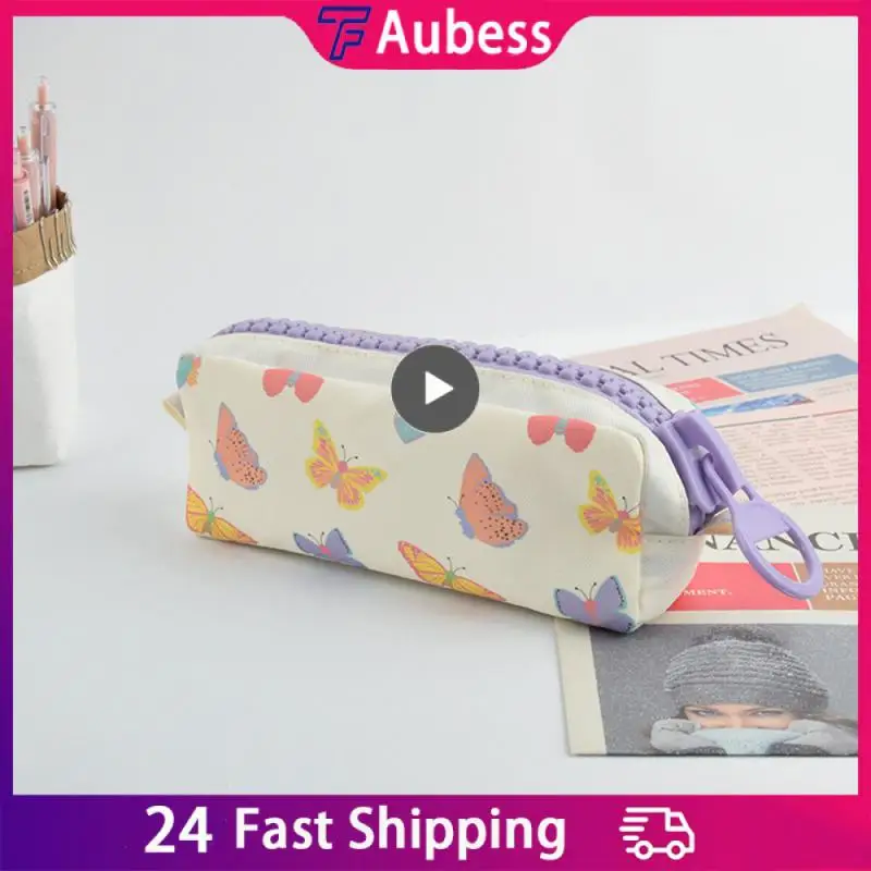 

Fashionable 2023 New Fashion Design Instagram Style High Capacity Student Pencil Case High Value Stationery Storage Box Actual