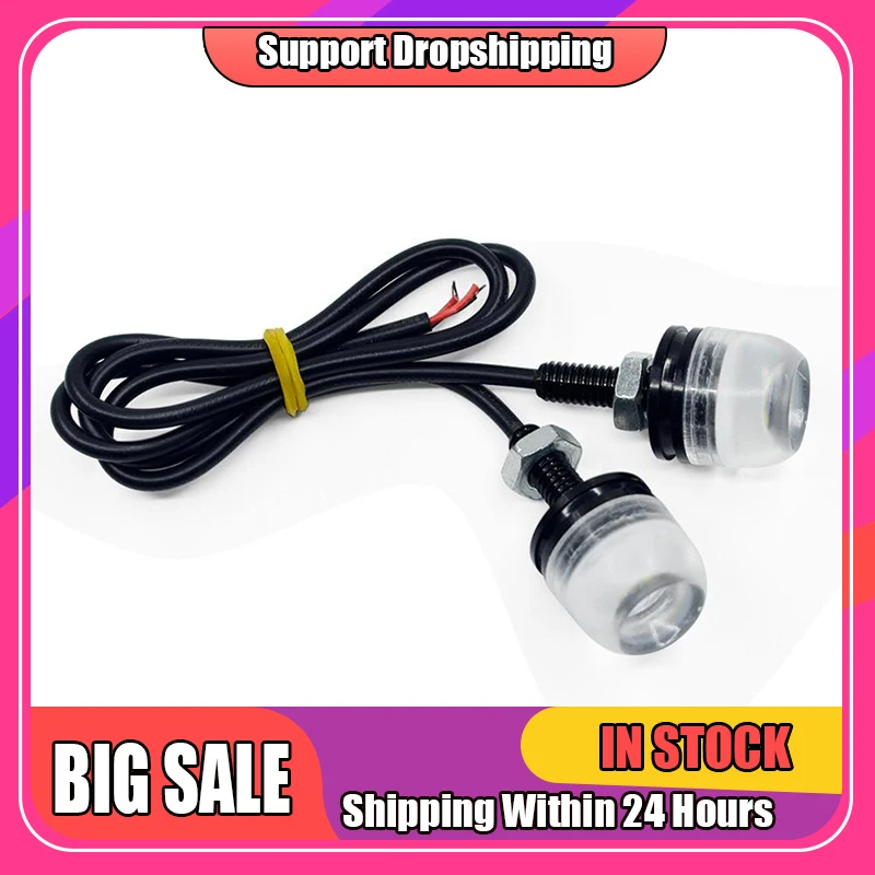 

2pcs LED Reverse Backup Light Eye 5630 3SMD Daytime Running Light Signal Bulb Fog Lamp Backup Reversing Parking Signal Light