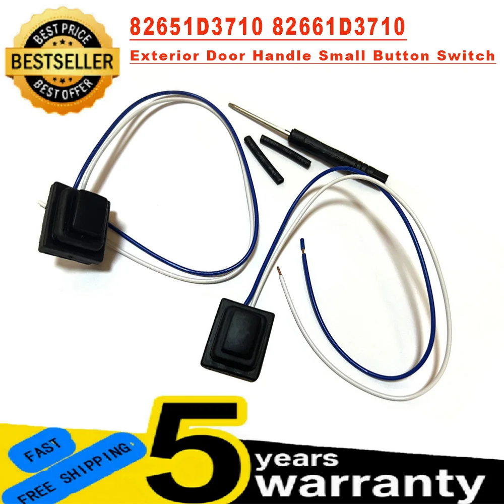 

82651D3710 для Hyundai Tucson 2016-2018 2 шт. новая ручка передней двери, маленькая кнопка переключателя, автомобильные аксессуары 82661D3710