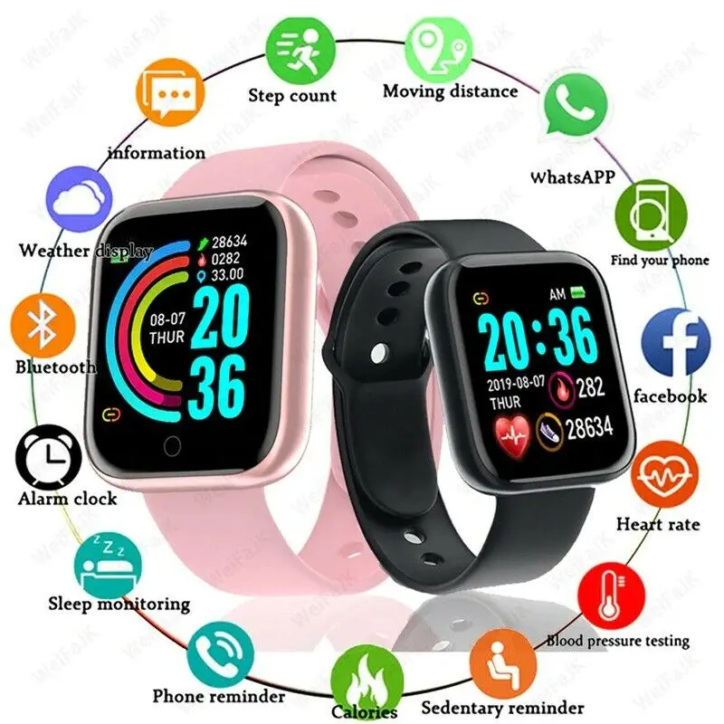 

2021 Смарт-часы для мужчин и женщин, спортивный фитнес-браслет для Apple Android