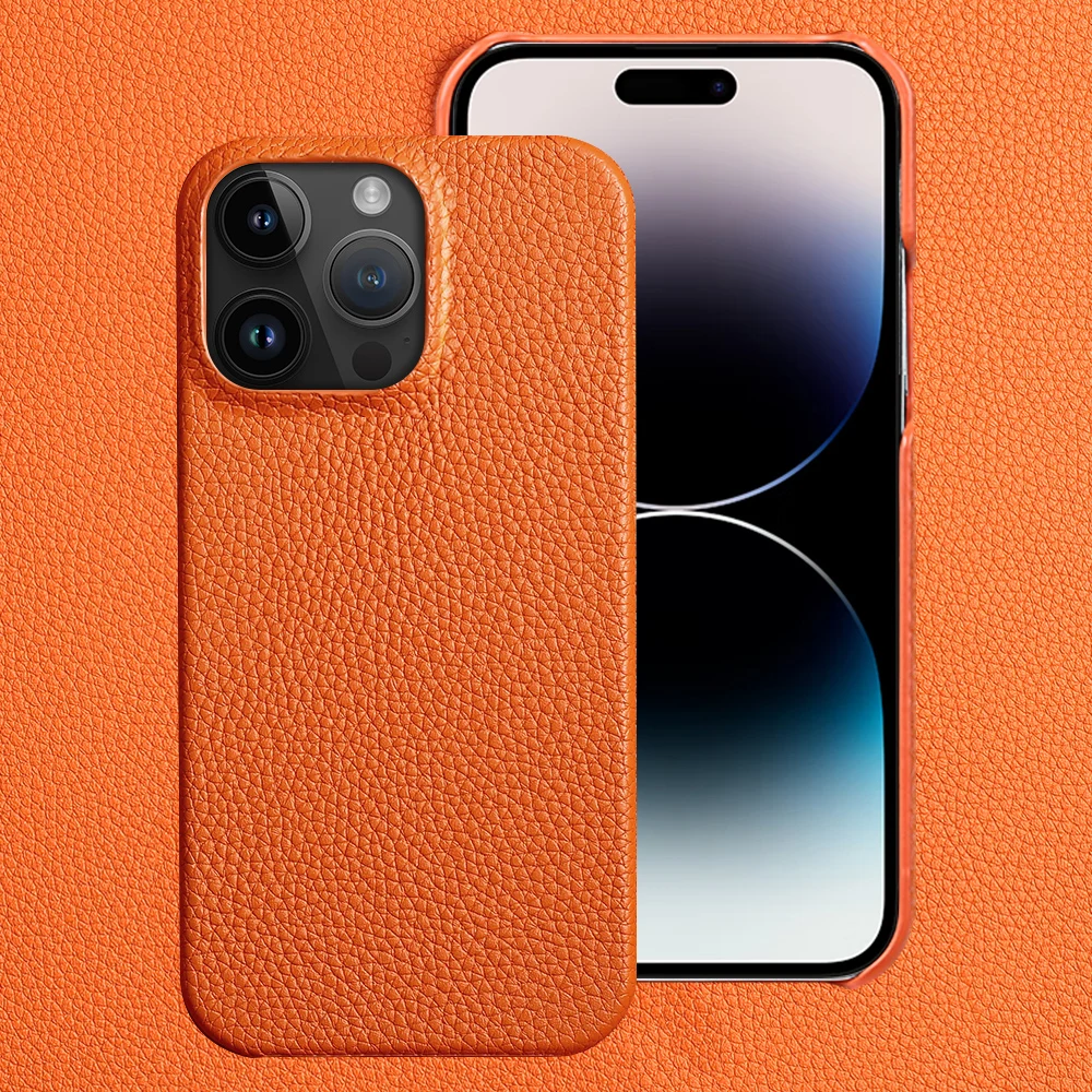 

LANGSIDI Cowhide Genuine Leather Phone case for iphone 14 13 Pro Max 12 13 mini 12 pro max 11 XR XS MAX 8 plus Luxury back cover