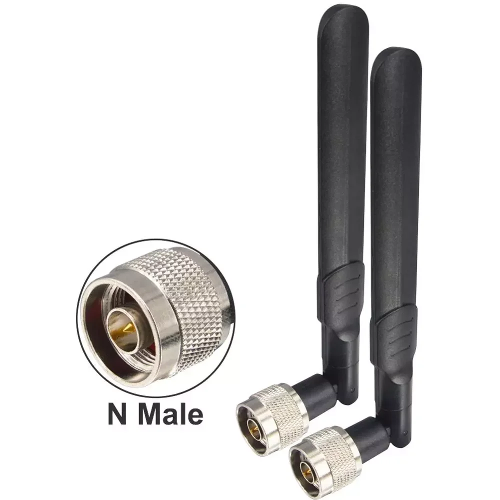 

12 dbi Dual band WIFI Antenna 2.4G 5G 5.8Gh N Male Universal Antennas Amplifier WLAN Router Antenne Booster