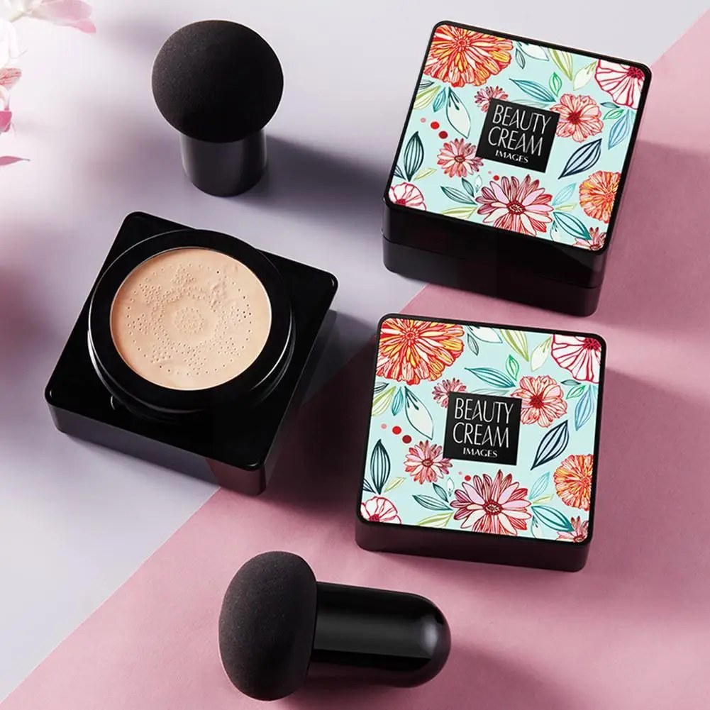 

Mushroom Head Air Cushion CC Cream Natural Moisturizing Foundation Oil-control Makeup Whitening Concealer BB Cosmetics Crea L2D7