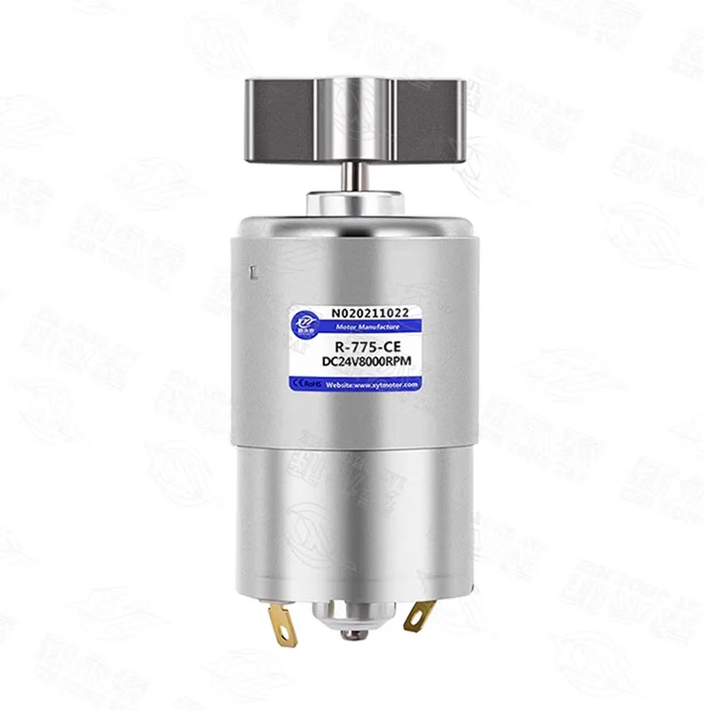 775 Двигатель постоянного тока 12 В 24 с двойным шарикоподшипником 288 Вт 150 80 Высокая