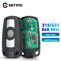 keyyou replacement 868mhz 3 buttons control car smart remote control key kr55wk49123 for bmw e60 e61 e70 e71 e72 e81 e82 e87 e88