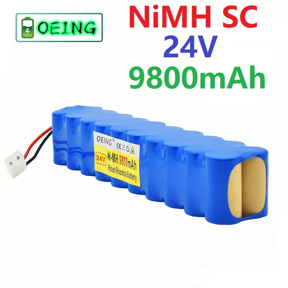 Пылесос с перезаряжаемой батареей NiMH SC Rowenta 24 В 9800 мАч Besen Air Force Extreme RH8770 RH8771WS RH877501 RH8779 RH877901