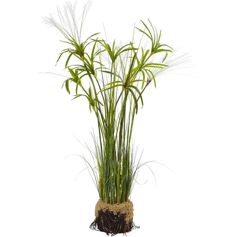 

48" Papyrus Plastic Artificial Plant Arrangement, Green