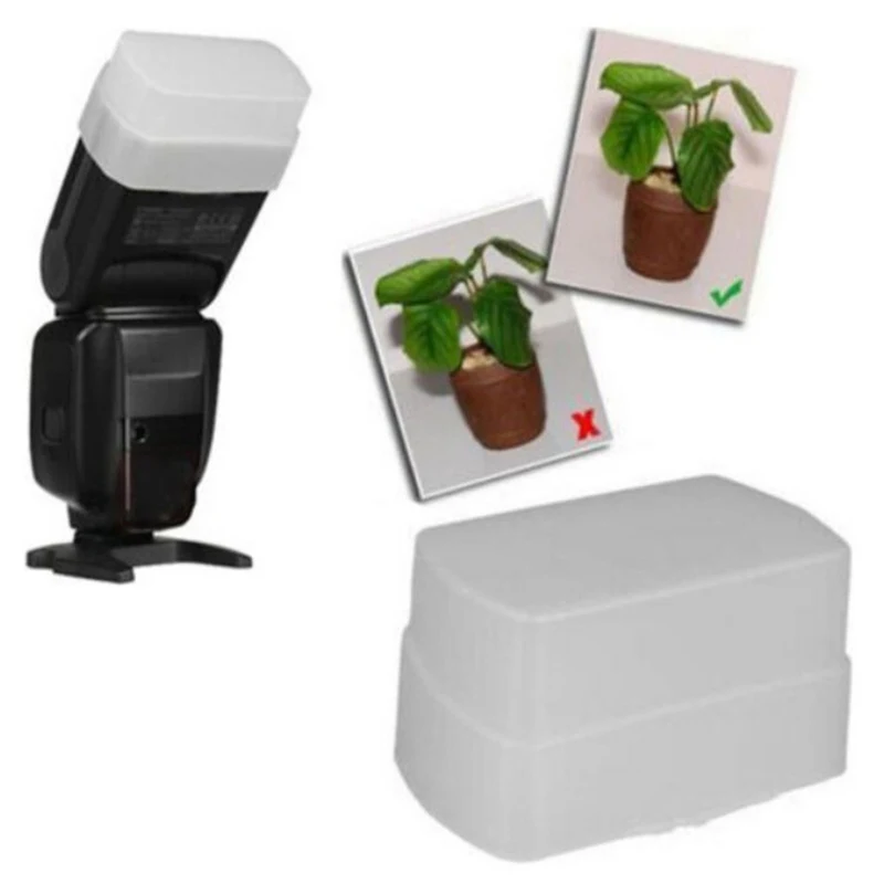 

Soft Cap Box Yongnuo Canon Bounce Supply Speedlite 580EX II Flash Diffuser