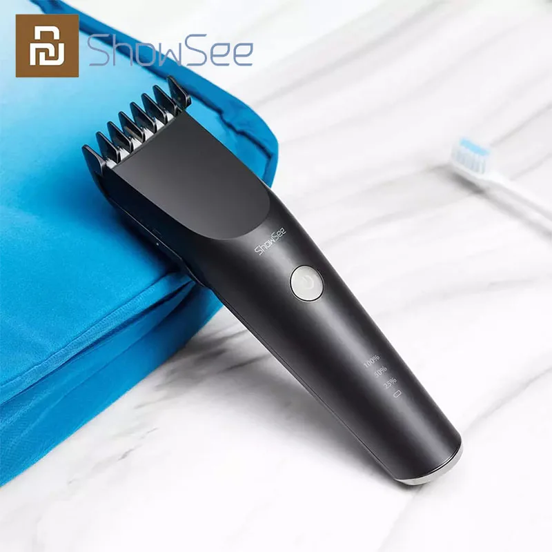 

Youpin Showsee Electric Hair Cutting Machine IPX7 Waterproof Hair Clipper Men's Professional Barber Trimmer Rechargeable Clipper