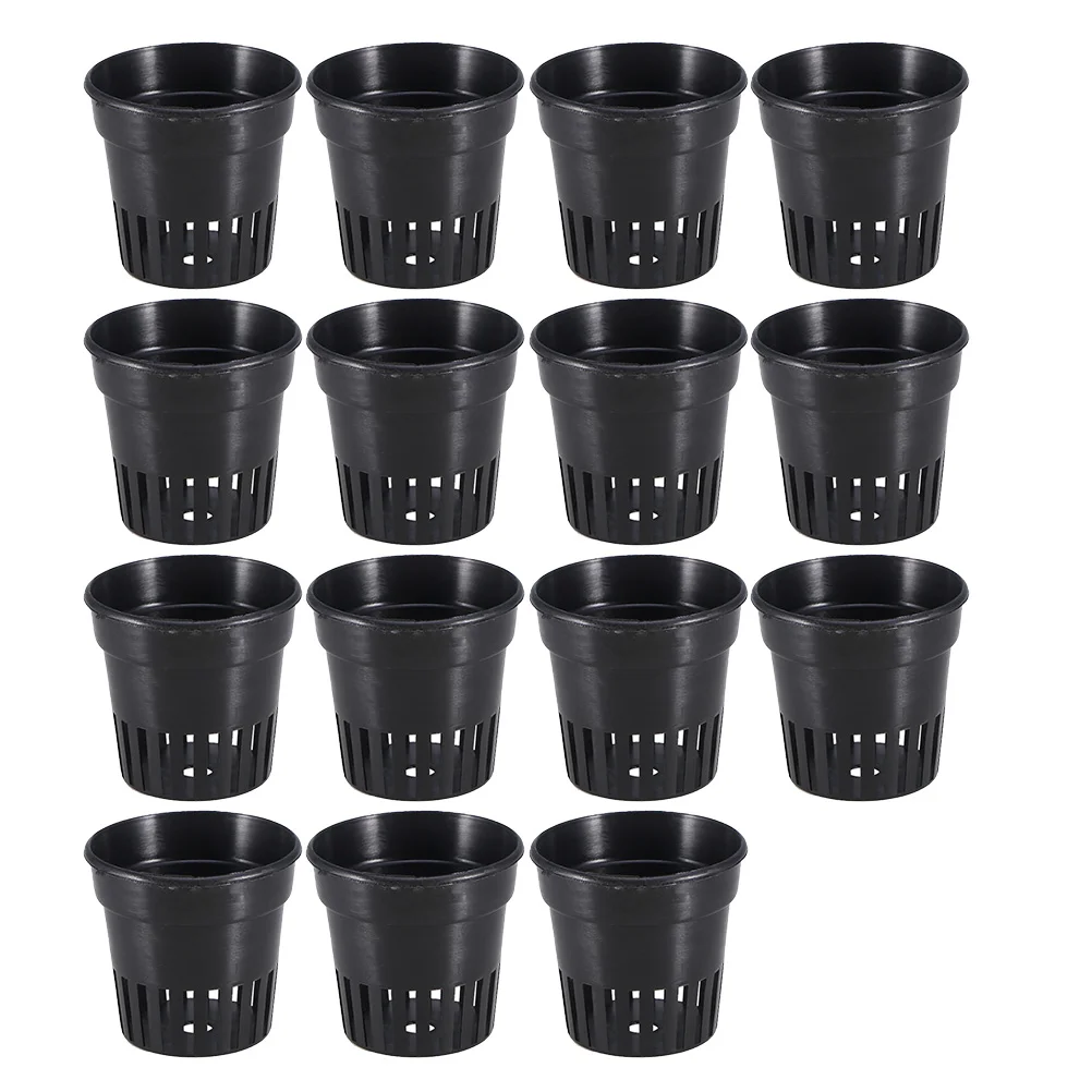 

15 Pcs Water Grass Basket Plastic Pot Plant Cups Vegetable Plants Nursery Garden Net Pots Container