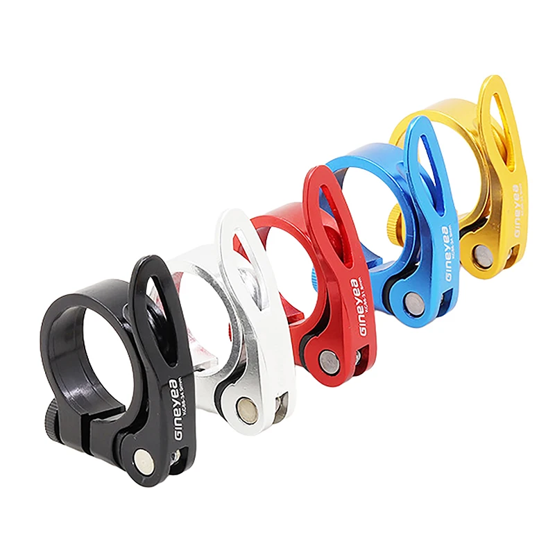 

31.8/34.9mm Alloy Bike Seat Clamp Aluminium Quick Release Mountain MTB BMX Road Bike Bicycle Seatpost Clamp