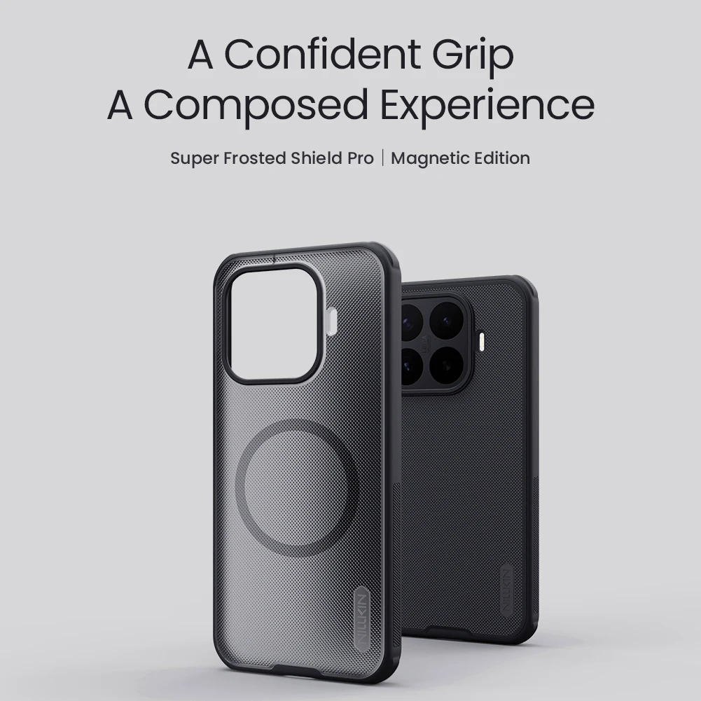 Фото Чехол Nillkin для Xiaomi 17T Pro MI, магнитный, из TPU+PC, с защитой от ударов по четырем углам, суперматовый, полное покрытие. ‌   Дело №2