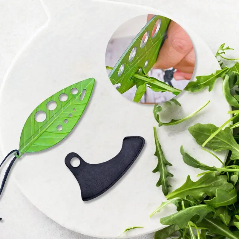 

1PC Kale Chard Collard Green Herb Stripper Looseleaf Vegetables Rosemary Thyme Leafs Stripper Cutter Kitchen Gadget Dropshipping