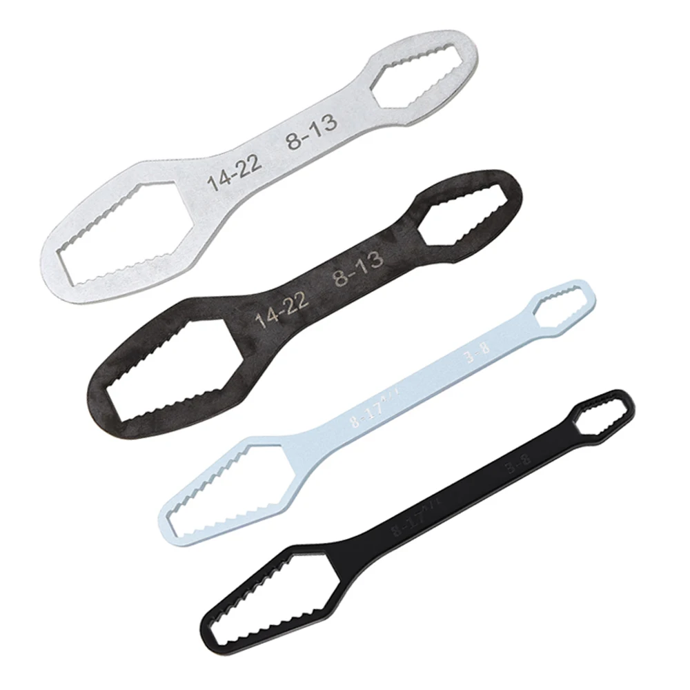 

8-22mm 3-17mm Universal Torx Wrench Self-Tightening Multifunctional Double-head Torx Spanner Hand Tools for Cachine Repair