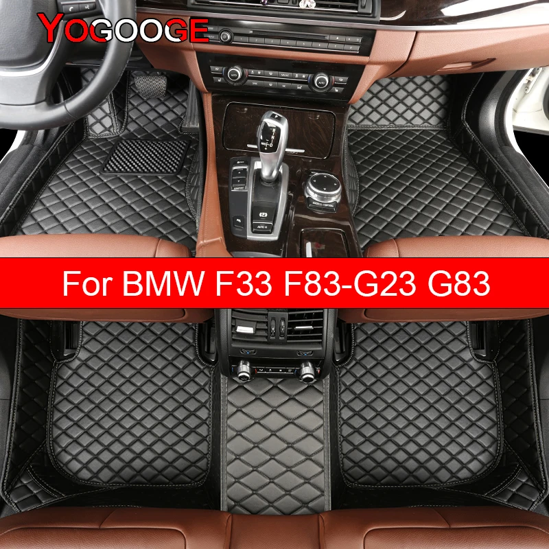

Автомобильные коврики YOGOOGE для BMW F33, F83, G23, G83, 4, Трансформеры, 2 двери, 4 серии, аксессуары для ног, авто