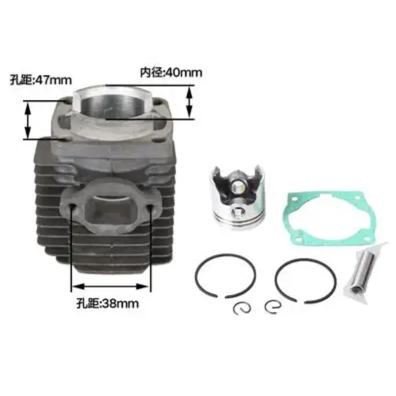 Китайский набор цилиндров 1E40F-6 сменный для Робин CG411 BG411 резак травяной триммер