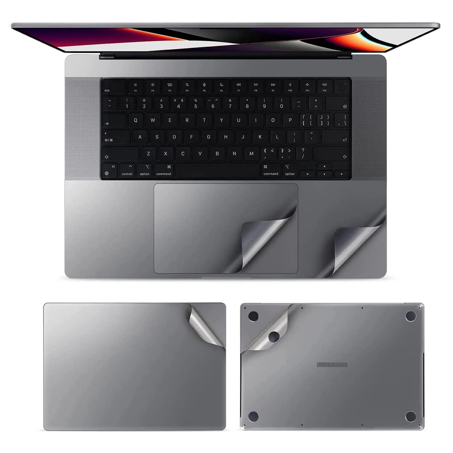 Фото Оригинальная текстурированная защитная пленка для ноутбука Macbook Air 13 13,6 15,3 M1 M2 Pro 14 16 2023, наклейка на чехол для ноутбука с защитой от царапин №3