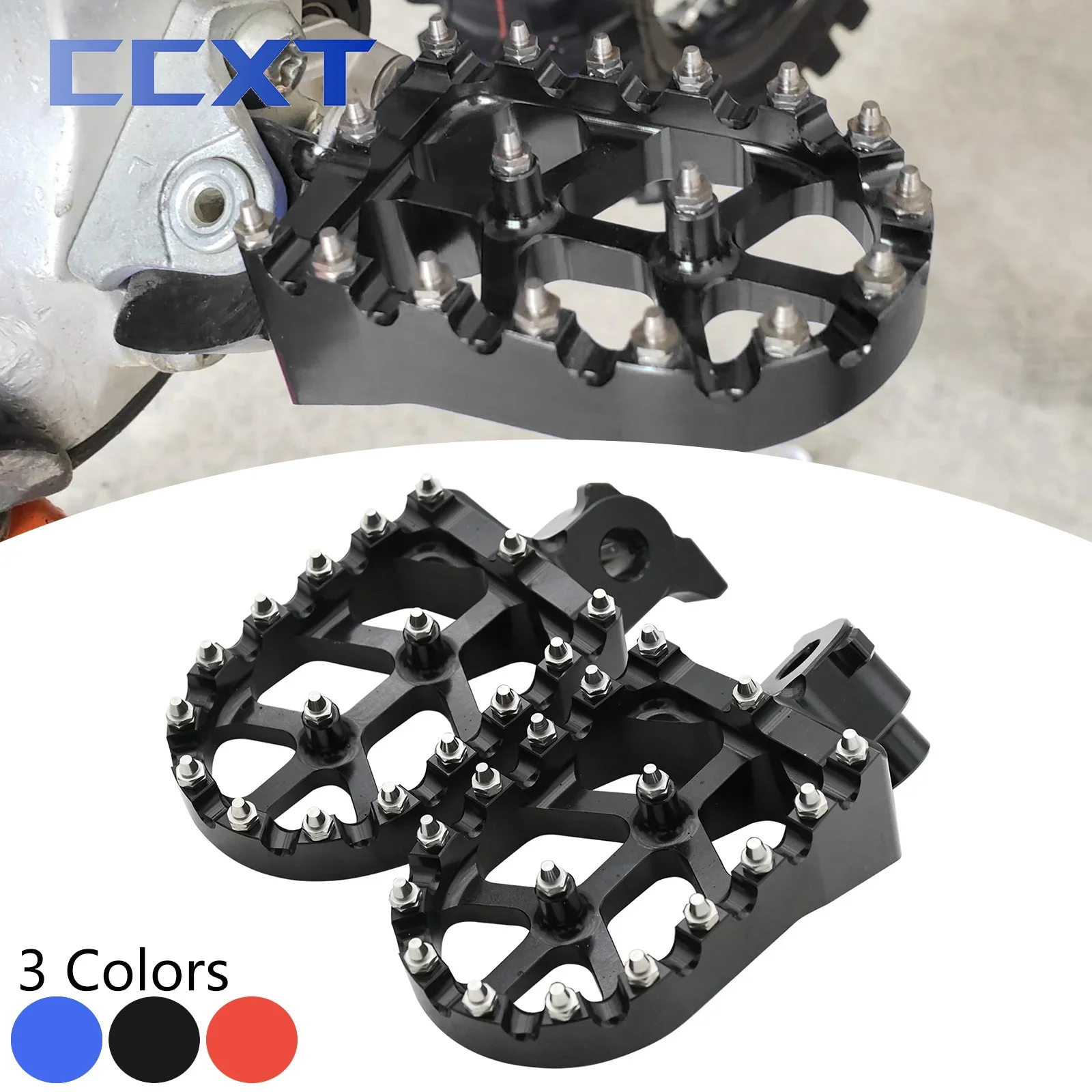 Алюминиевые подножки с ЧПУ для мотоцикла педали Yamaha Tenere XTZ700 700 2019-2024 Rally Edition World Raid