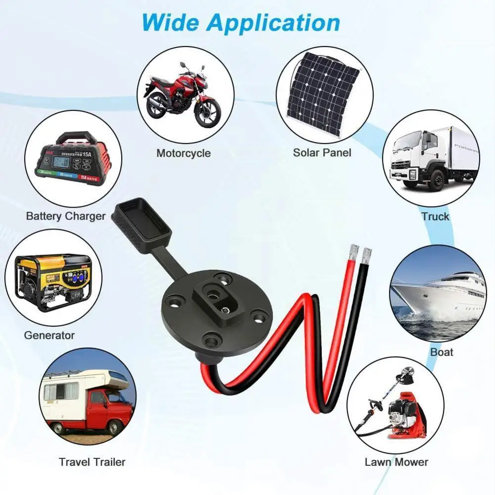 SAE 2 Отверстия 4 Провода с Крепежным Винтом Кабина к Покрытию Кабеля Собранный Женский Водонепроницаемый Мужской Разъем Y9S4