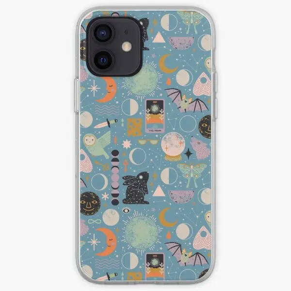 

Чехол для Iphone 11 12 13 14 Pro Max Mini X XS XR Max 6 6S 7 8 Plus с лунным рисунком