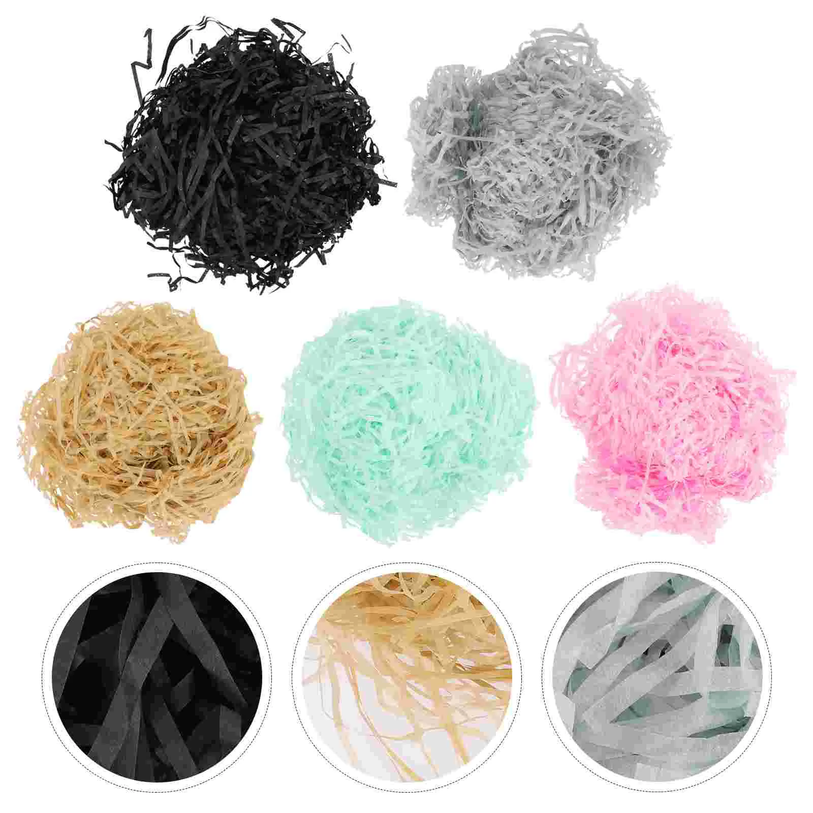 

Paper Gift Box Crinkle Shredded Material Tissue Filling Wrapping Shreds Large Filler Cutfillers Shred Nesting Grass Finch
