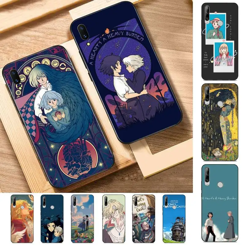 

Anime Howl's Moving Castle Phone Case for Huawei Y 6 9 7 5 8s prime 2019 2018 enjoy 7 plus