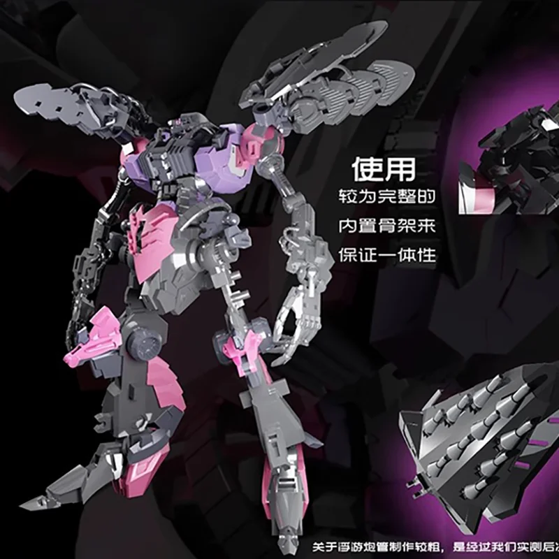 Фото В наличии YIYA STUDIO 1/120 AMX-004 Qubeley Наборы моделей в сборе Пластиковый комплект скелета Аниме Фигурка Робот Подарок на Хэллоуин Игрушка №4
