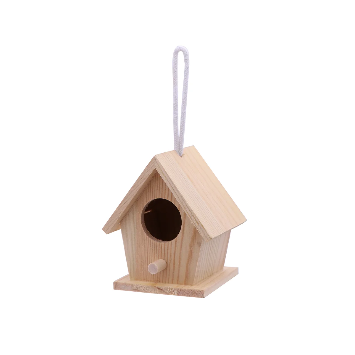 

Bird House Tokitspaint Birdhouses Wooden Wood Mini Build Birdhouse Hanging Children Decorative Unfinished Cage Diy Artificial