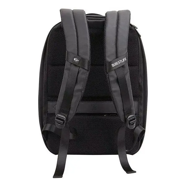 Rucksack for Laptop and Tablet with USB Output Bestlife 15,6'' Black