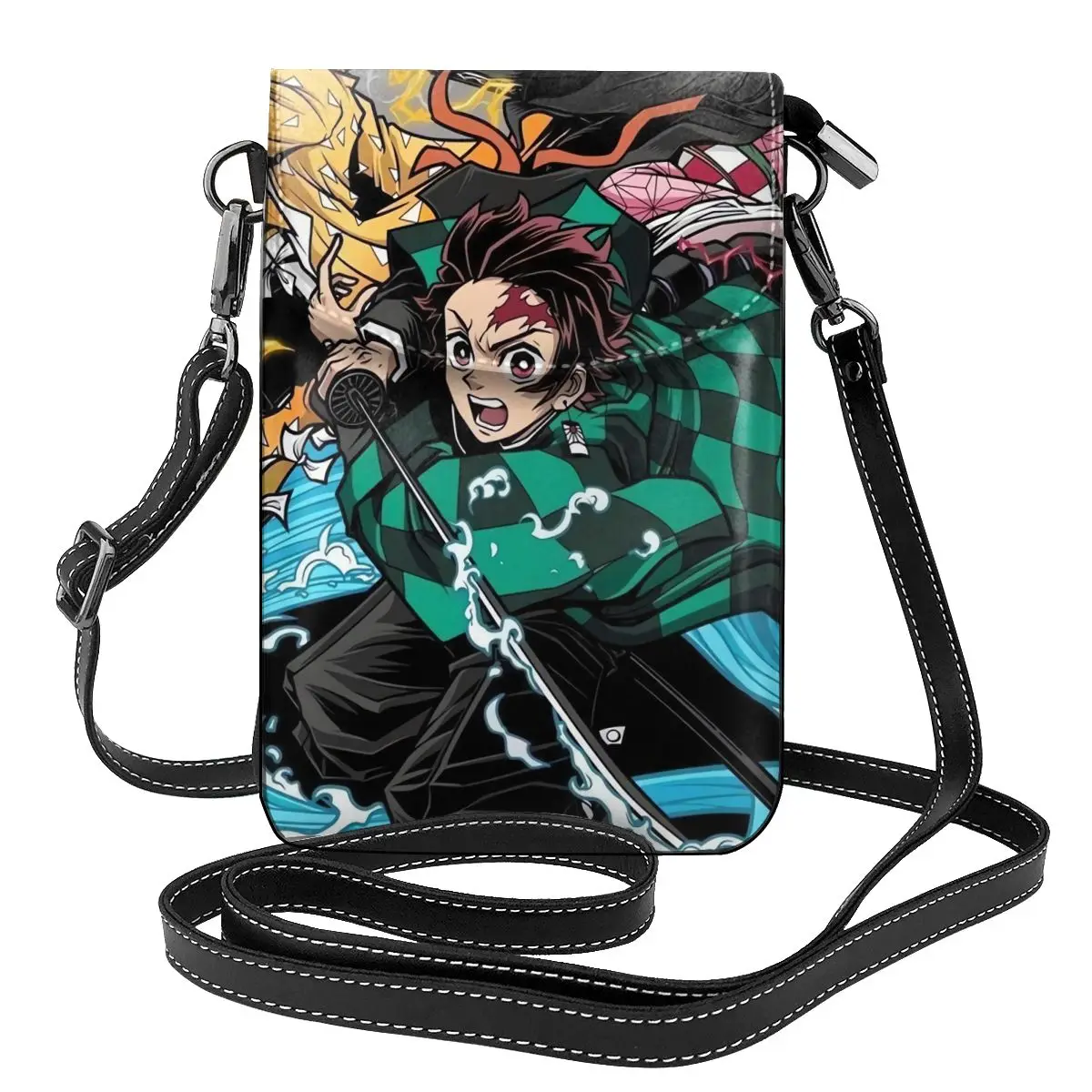 

Женская сумка через плечо Demon Slayer Kimetsu No Yaiba, женская сумка из кожи, деловая сумка