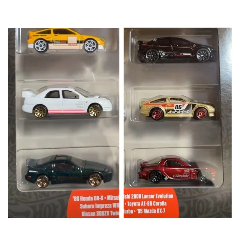 Хот-колеса HGM12 освещение металлы Nissan 300ZX Twin Turbo Toyota AE86 Corolla 6 шт. Коллекционная