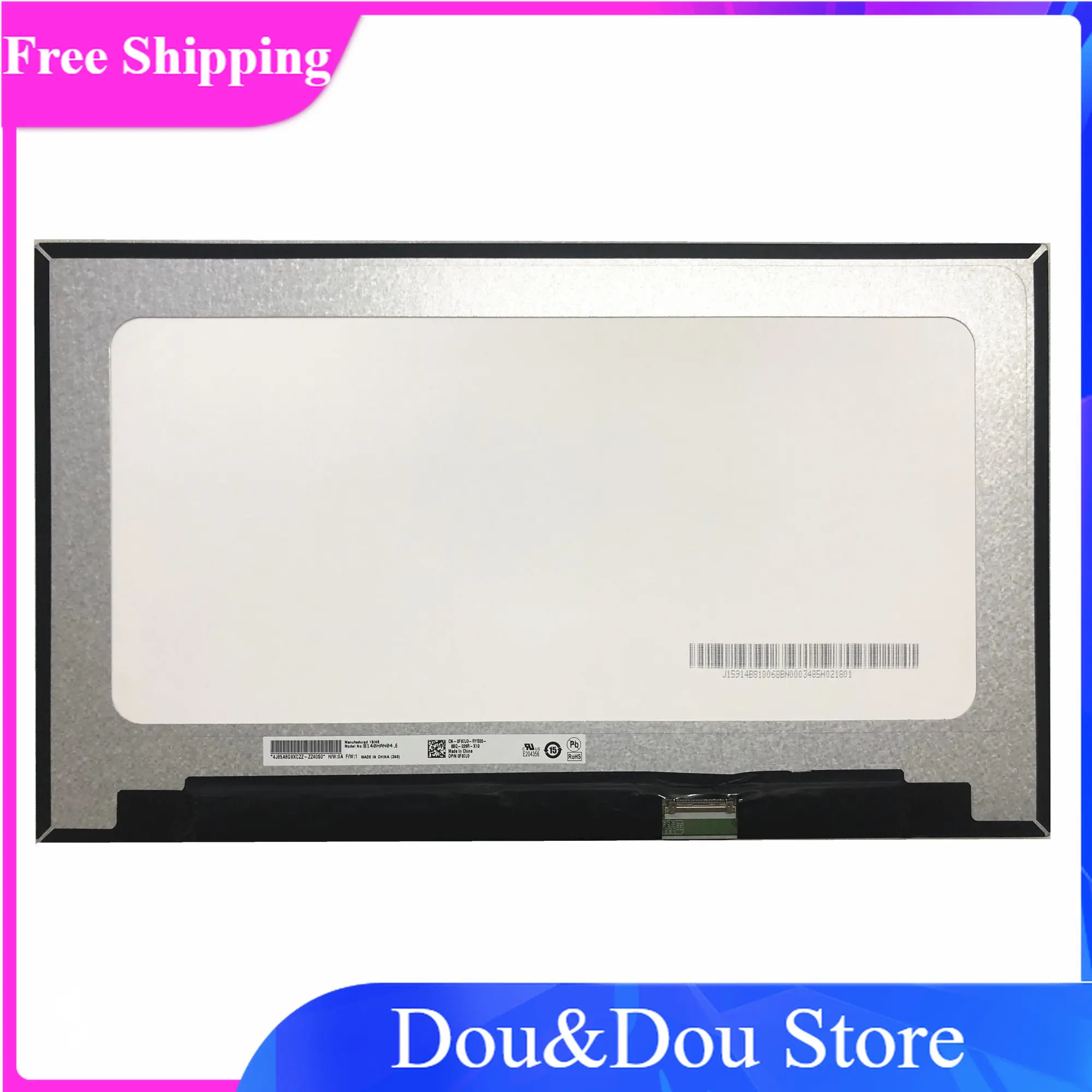 

B140HAN04.6 14,0 "1920X1080 eDP 30PINS дисплей без винтовых отверстий