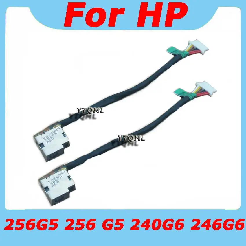 

1-10Pcs New Laptop DC Power Jack Cable For HP 256G5 256 G5 240G6 246G6 Charging Port Connector