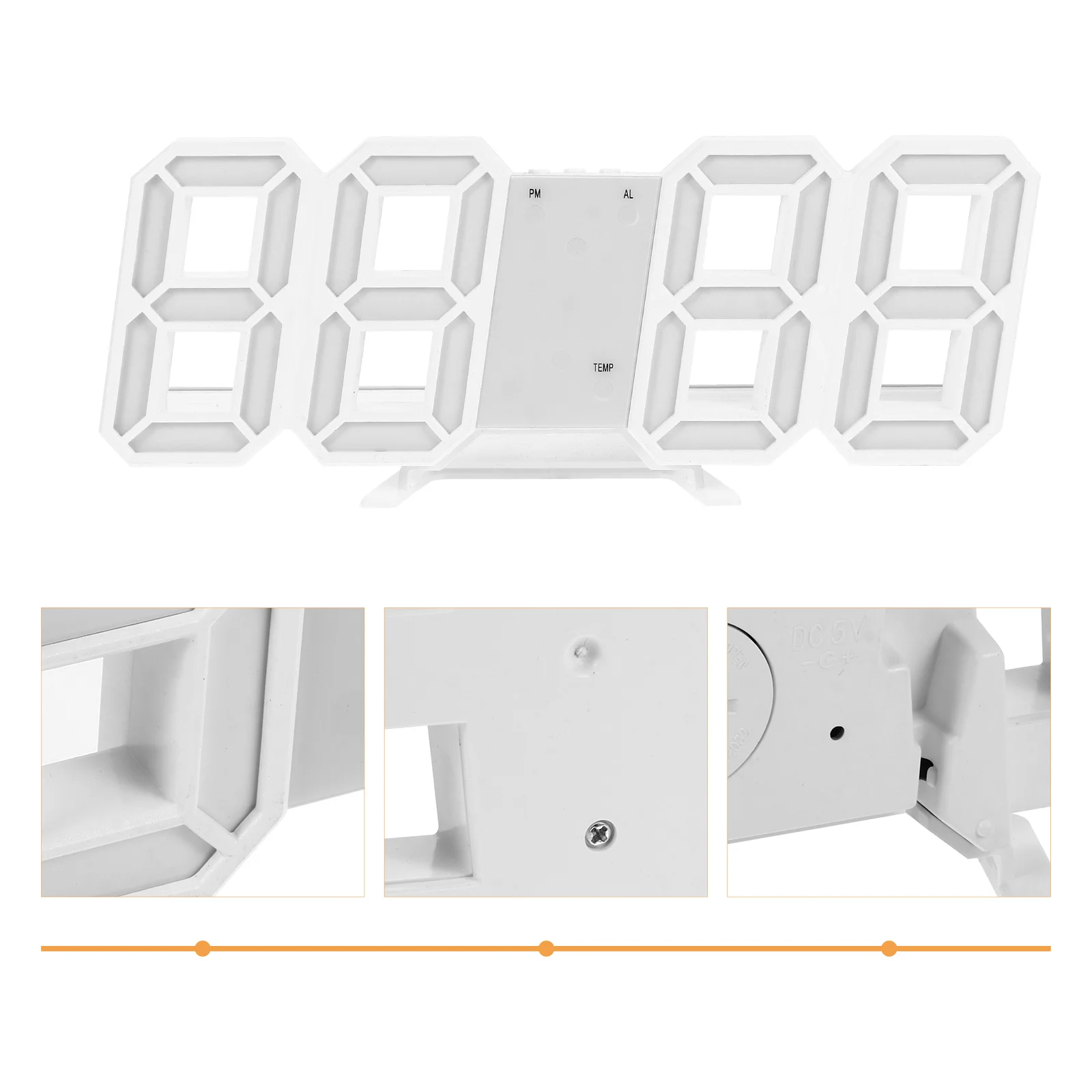 Цифровой будильник 3d настольное электронное украшение для дома с цифрами 3 D