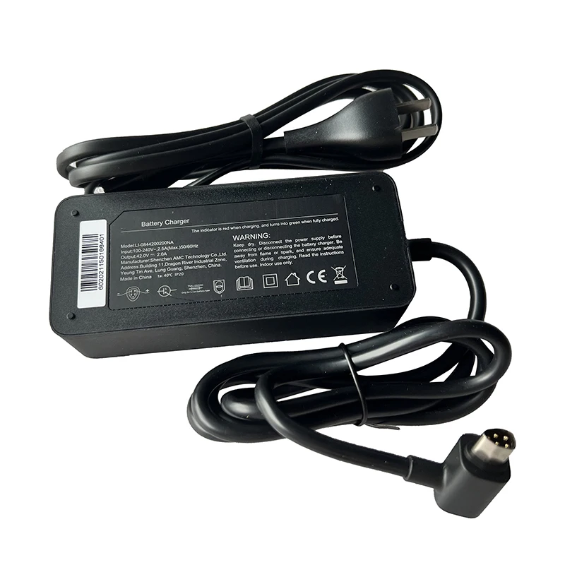 Оригинальное зарядное устройство 42 В 2 А для Qicycle EC1 F2 детали электрического