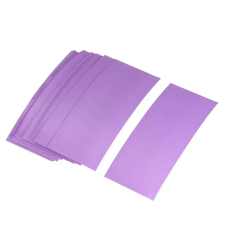 

100Pcs 30x72mm 18650 Lithium Battery Heat Shrink Tube Tubing Li-ion Wrap Cover Skin PVC Shrinkable Film Pipe Sleeves Accessories