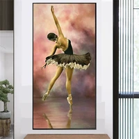 beautiful ballerina diy 5d diamond painting full drill square embroidery mosaic art picture of rhinestones home decor gifts