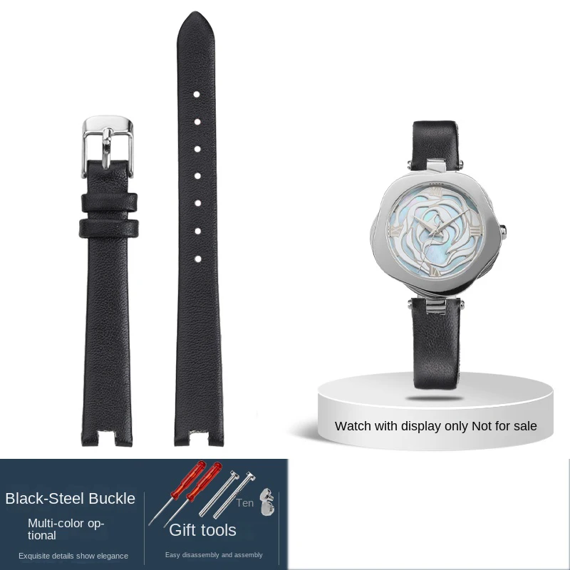 Фото Для CIGA Design женские часы Concave R Series Rose 32/39.5 мм циферблат кожаный ремешок 12 мм 16 мм красный белый черный коричневый ремешок для часов инструмент №5